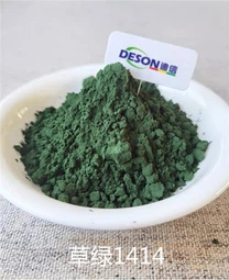 Odporny na wysokie temperatury pigment szklany w kolorze diamentowej zieleni